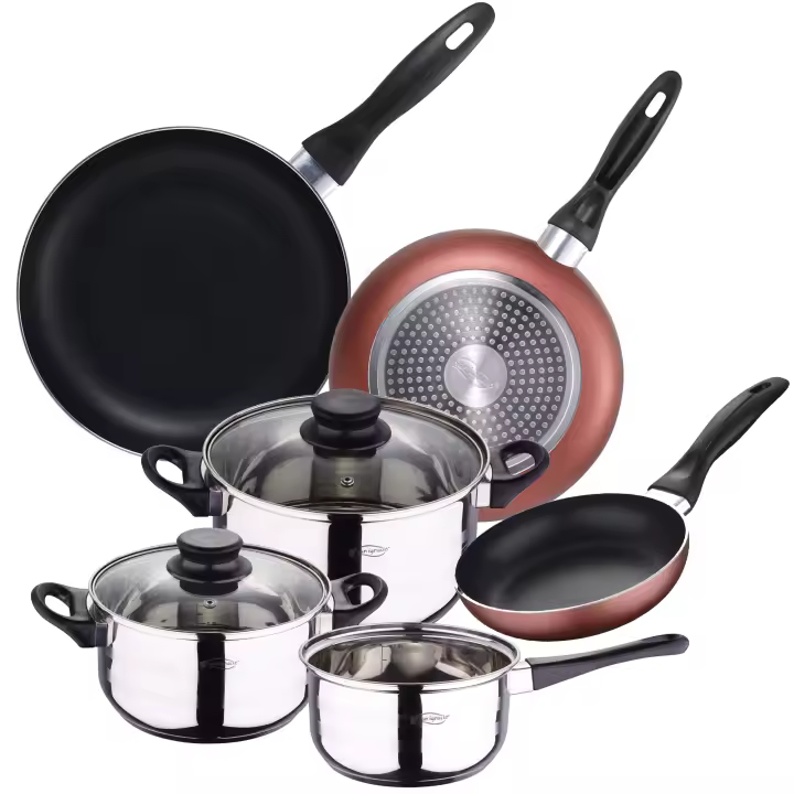San Ignacio Batería de Cocina 5 Piezas + 3 Sartenes Aluminio - 1