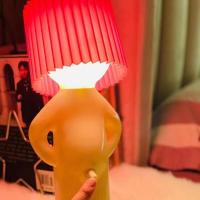 Lámpara Creative Niño Traviesto Hombre tímido Luz de noche Decoración del Hogar Enchufe UE, Negro - details 3