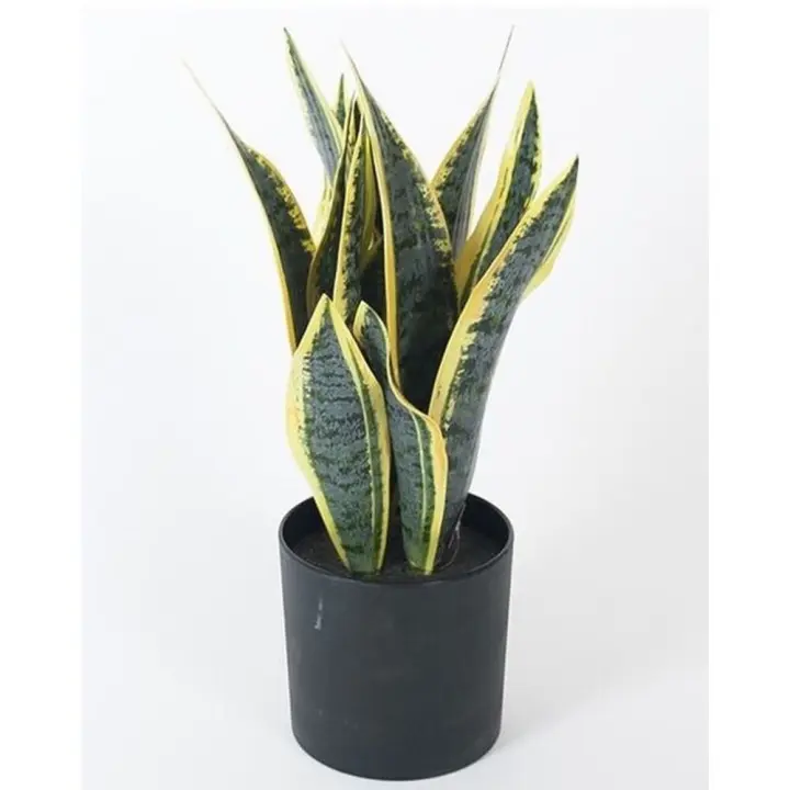 Gerimport Maceta Artificial Decoración Senseveria 45 Cm - Realista y Sin Mantenimiento - 1