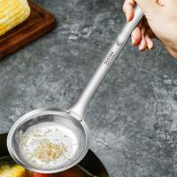Filtro De Malla Para Hot Pot Percolador De Alimentos Fritos Escurre Grasa Espátula Para Cocina Herramienta De Eliminación De Espuma Y Grasa - details 4