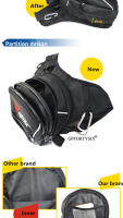 Bolsa De Motocicleta Impermeable 100% MOTOCENTRIC 37L Gran Capacidad Multifuncional Para Hombro Cintura Y Pierna Equipamiento Moto - details 21
