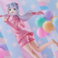 Figura De Acción Japonesa Kawaii Anime Lzumi Sagiri 21cm Con Pijama Rosa Muñeca Colección PVC Regalo Para Fans De Anime - details 0