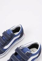 Vans OLD SKOOL V Zapatilla Deportiva Velcro Bebé - niño (hasta la talla 30) Azul - details 3