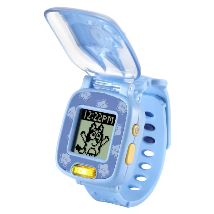 Reloj digital de Bluey. 4 actividades y 3 niveles de juego. Diferentes esferas del reloj. 15x5,8x21,6 cm (Vtech 80-554522) - 1