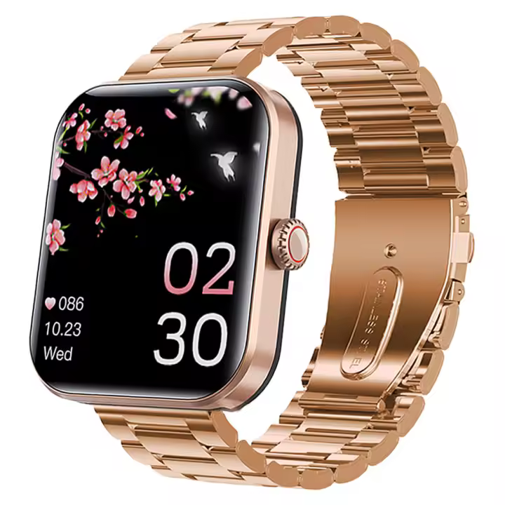 Pulsera Deportiva F57L Monitoreo de frecuencia cardíaca y presión arterial Información de temperature Corporal Empuje Reloj inteligente con Medicina de Azúcar en sangre no invasiva - 1