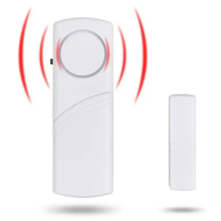 Alarma De Seguridad Para Puertas Y Ventanas Sensor Magnético Inalámbrico 2pcs/set Sistema De Alarma De Hogar - 1