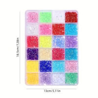 24 Rhinestones Planos AB Fluorescentes Resina Para Decoración De Uñas Y Joyería DIY Material De Vidrio Pack Individual - details 6
