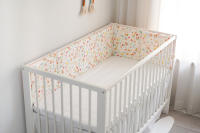 LALA - Ropa de Cama para Cuna de Bebe recién nasido, Valla anticolisión, de conejo Flor, surface AA, 30*30*6, Pieza completo, Lavado - details 2