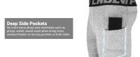 Pantalones De Rendija Para Hombre Deporte Secado Rápido Gimnasio Fitness Entrenamiento Correr Trousers Compresión Deportiva - details 1