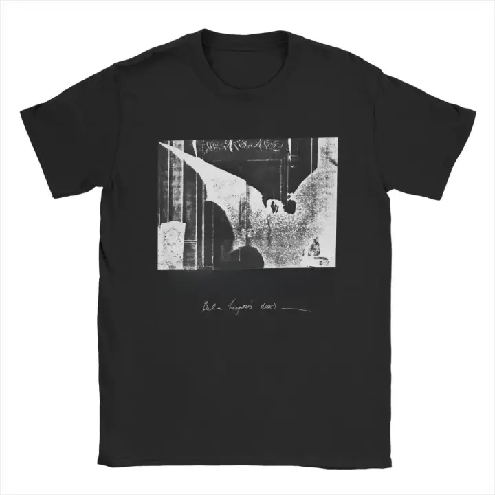 Camiseta De Algodón Para Hombre Bela Lugosi's Dead Horror Post Punk 80s Bauhaus Estilo Casual Con Estampado O-Neck Manga Corta - 1