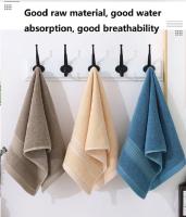 Toalla Universal De Algodón Gruesa Y Altamente Absorbente Para Adultos Y Niños Color Sólido Amigable Con La Piel Para Baño - details 0