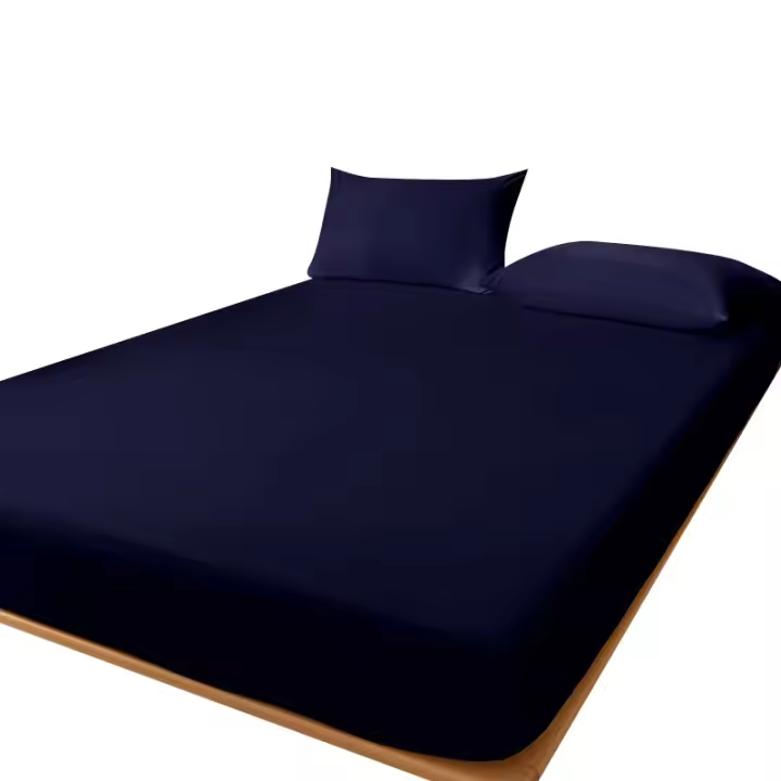 Sábana Sólida Mate Náutica Para Cama Cubierta De Cama Para Dormitorio 100% Poliéster Estilo Sencillo Sin Pillowcases Incluidos - 1