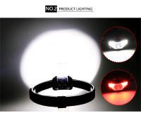 Linterna Frontal COB Con Sensor De Movimiento Potente LED 8 Modos Para Camping Pesca Resistente Al Agua Túnel De Luz 180° - details 7