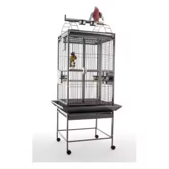 Jaula Sun Parrots GYM TOP 1 para Loros y Psitácidas Compacta y Espaciosa con Parque de Juegos - 1