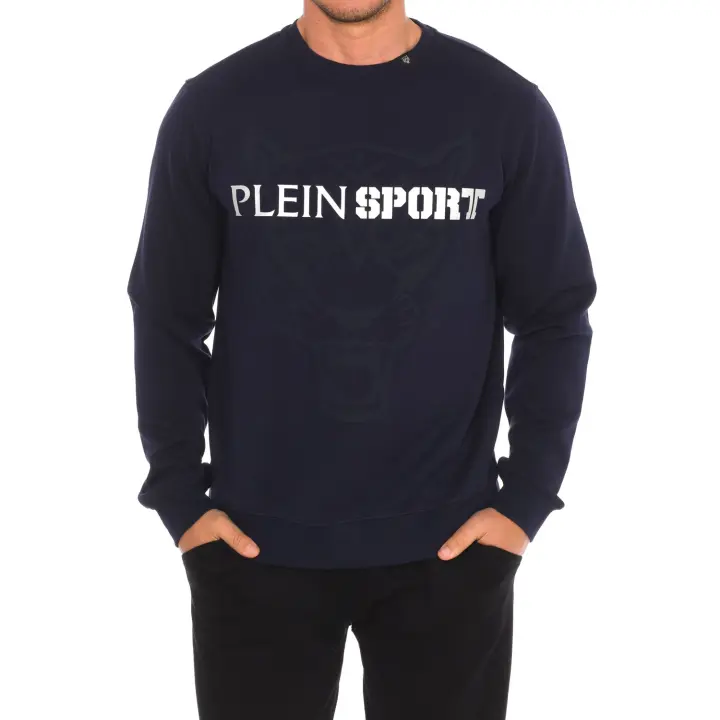 Plein Sport-Sudadera de manga larga y cuello redondo FIPSG600 para Hombre - 1