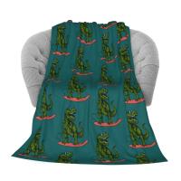 Manta Suave Y Cálida De Terciopelo En Rosa Con Diseño De Animales Adorables Como Koala Cerdo Panda Pug Para Sofá Cama Oficina Uso En Todas Las Estaciones - details 21