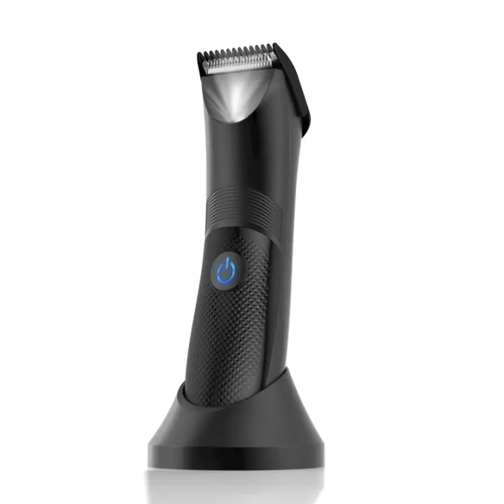 Cortadoras de pelo del Cuerpo de los hambres de Cerámica Eléctrica digital impermeable Privado íntimo Clippers Cuerpo axila Ingle depilación ininstrument - 1