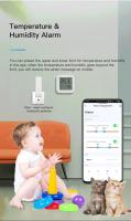 Sensor De Temperatura Y Humedad Tuya Con Pantalla LCD Mini Control Remoto Bluetooth Compatible Con APP Thermometer Hygrometer - details 10