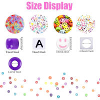 Kit De Hacer Pulseras 1100pcs Con Cuentas De Arcilla Polimérica Y Cuentas De Letras Para Joyería DIY Arte De Aros Para Mujeres - details 4
