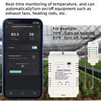 Sensor De Temperatura Y Humedad WiFi Inteligente Tuya Alexa Google Smart Life Control Remoto 433MHz Medidor De Potencia - details 8