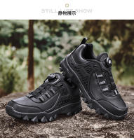 Botas Tácticas Impermeables Y Resistentes Para Montañismo Y Camping De Cuero Y Nylon Para Entrenamiento Militar Y Trekkking Unisex - details 13