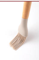 Juego De Utensilios De Cocina De Silicona 12 Piezas Color Khaki Con Mango De Madera Seguros Para Cocinar Herramientas De Cocina No Pegajosas - details 6