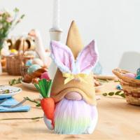 Muñeco De Pascua Sin Cara Con Pato Y Flores Muñeco De Tela Hecho a Mano Decoración Reutilizable Para El Hogar Regalo Para Niños Estilo Pastoral - details 7