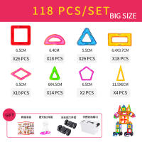 Juguetes Magnéticos De Construcción DIY Para Niños Set De Diseñador Grande 30-168PCS Bloques De Construcción Mágicos Regalos Para Cumpleaños - details 8