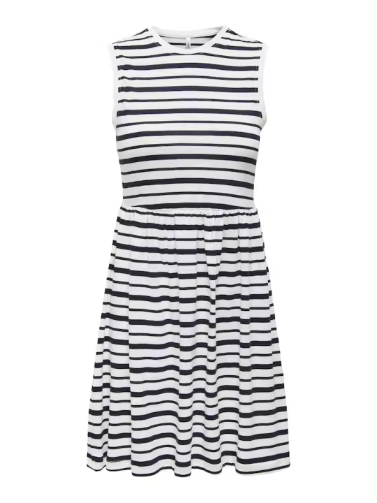 Onlmay Life S/L Peplum Dress Box Jrs Cloud Dancer Night Sky 15316907 de Only - 1