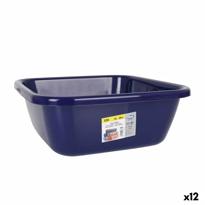 Barreño Dem Eco 38 x 38 x 15 cm Azul - 1