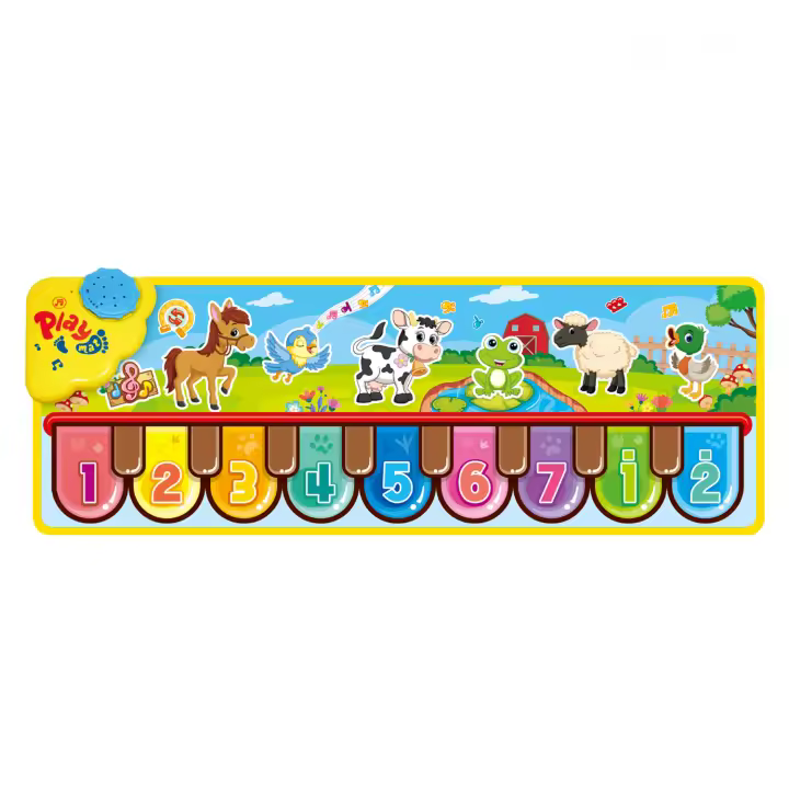 Carpetas Musicales Con Sonidos De Piano De Piso Juguete Musical Para Niños Edad Recomendada 3-6 Años Material PVC - 1