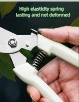 Tijeras De Jardinería Multifuncionales De Acero Inoxidable Para Recogida De Frutas Poda De Árbores Grafting De Flores - details 5