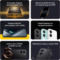 Xiaomi Poco X8 Pro 5G. 8GB RAM. 256GB. AMOLED 6.59” 120Hz. Triple 50MPx IOS. 6500mAh. IP68. NFC. Versión Global Teléfono Móvil - details 0