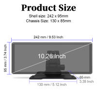 Reproductor Multimedia De Coche 10.26 Pulgadas Con Wireless Carplay Y Android Auto Pantalla IPS Soporte Cámara Trasera Y Mirror Link - details 13