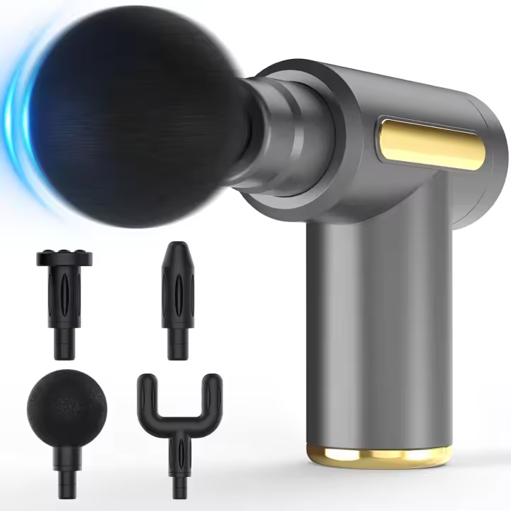 PORCHEDDU Pistola de masaje, Pistola de masaje de viaje, Pistola de masaje Profundo, Herramienta portátil de masaje muscular portátil de mano de golpe, es un regalo ideal para hambres y Mujeres - 1