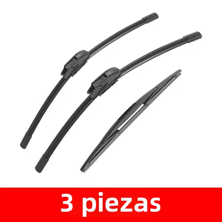 3PCS Limpia Parabrisas Para Mazda 2 Demio DJ 2015-2019 Limpia Frente Y Trasero Cepillos De Limpieza Accesorios Automotrices - 1