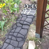 Molde Para Pavimento De Jardín DIY Hecho Manualmente Molde De Cemento Para Crear Caminos De Piedra En El Piso - details 4