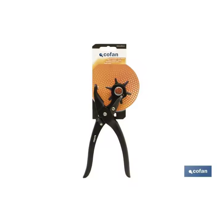 Cofan Sacabocados Tipo Estrella | Cabezal Giratorio con 6 Piezas | Recomendable para Diferentes Materiales | Herramientas de Jardinería - 1