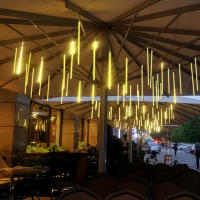 Luces De Lluvia De Meteoros LED 30CM Impermeables Para Decoración De Jardín Y Fiesta Navideña Lámpara De Hidrocaloría De Navidad - details 2