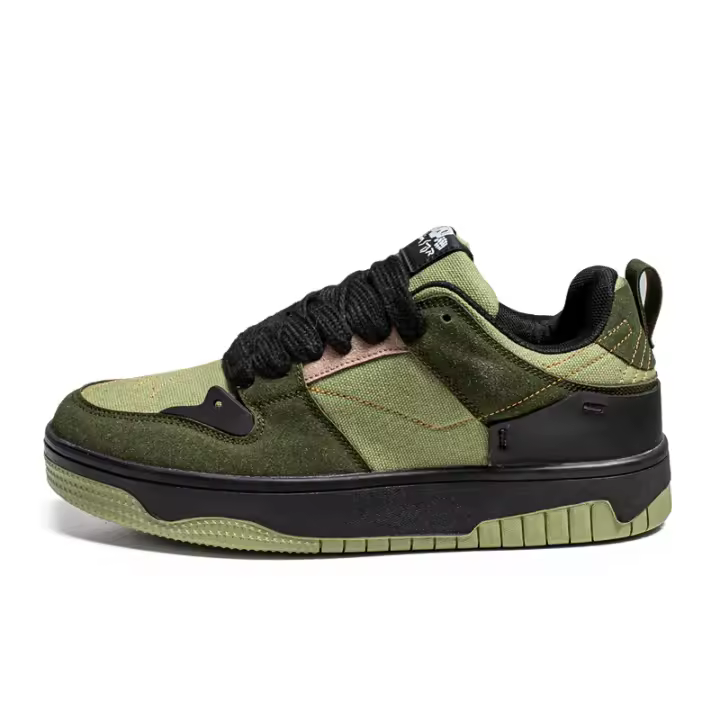 Zapatos De Cuero Para Hombre Zapatillas De Correr Y Caminar Moda Casual Comodidad Skateboarding Tenis De Cricket Jóvenes - 1
