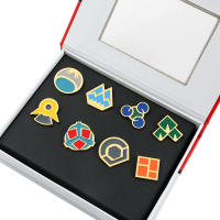 Set De Broches De Badges De Gimnasio Pokémon De Kanto Johto Hoenn Sinnoh Unova Kalos Y Islas Naranja Accesorios Para Cosplay Unisex - details 3