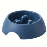 Juego De Alimentos Para Mascotas Sano Platos Lento Alimentador Para Perros Y Gatos Viaje Antisucción Universal PP No Esmerilado - details 6
