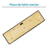 Harmonica Blues De 10 Agujeros 20 Aros Para Principiantes Con Placa De Arcilla De Cobre Marrón / Negro Regalo De Órgano De Bocina - details 7