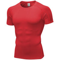Camiseta Deportiva De Hombre Para Correr Y Fitness Secado Rápido Cuello Redondo Elasticidad Musculación Entrenamiento Deportivo - details 5