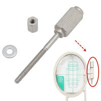Anillo De Bordado De Metal Ajustable Con Tornillos Largos Accesorios Compátibles Con Muchos Hermanos BabyLock #XE4590001 - details 0