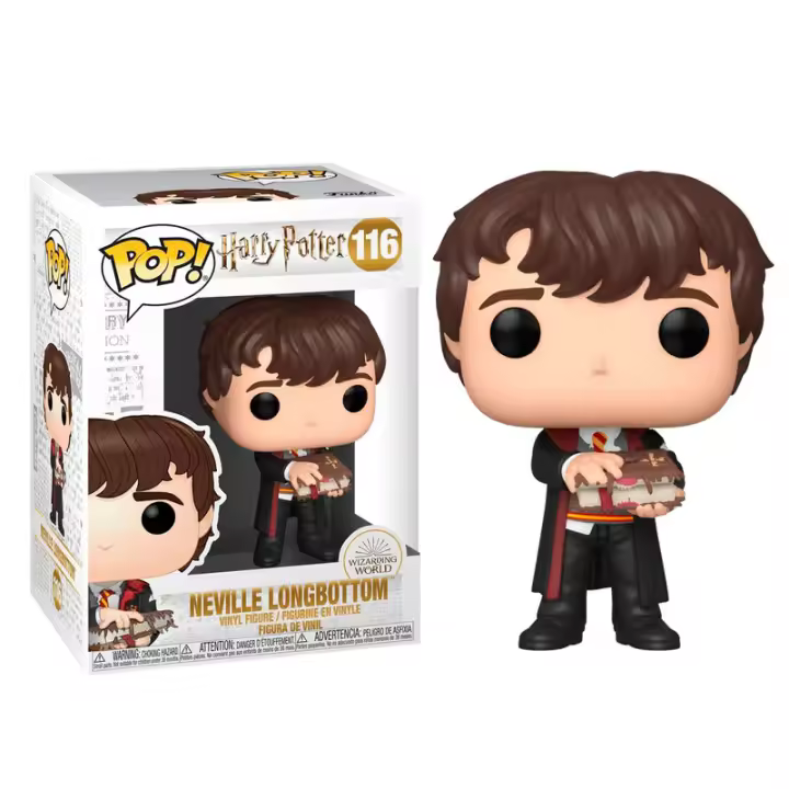 Figura Pop Harry Potter: Neville Monster Book-Figura de Vinilo Coleccionable - Idea de Regalo- Mercancia Oficial - Juguetes para Niños y Adultos - Movies Fans - Muñeco para Coleccionistas y Exposición - 1