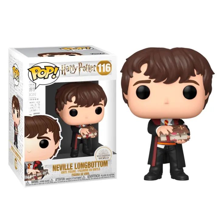 Figura Pop Harry Potter: Neville Monster Book-Figura de Vinilo Coleccionable - Idea de Regalo- Mercancia Oficial - Juguetes para Niños y Adultos - Movies Fans - Muñeco para Coleccionistas y Exposición - 1