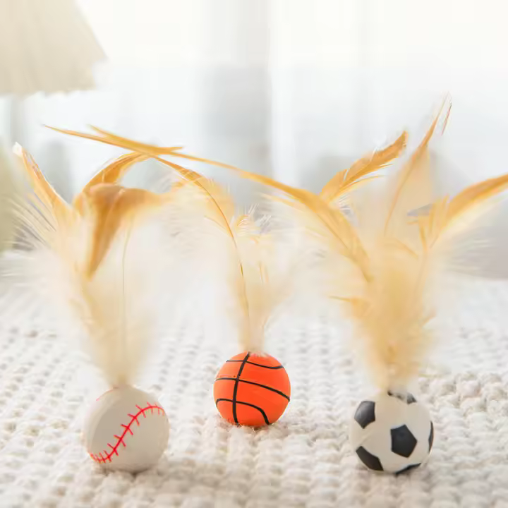 Juguetes Para Gatos Elásticos Y Divertidos Bolas De Silicone Para Morder Y Agarrar Juguetes Creativos Y Seguros Para Mascotas - 1