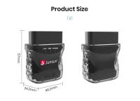 Junsun Tech Escáner automático mini ELM327 Bluetooth 4.0 OBD2 V3 Adaptador Herramienta de diagnóstico para coche Escáner para accesorios de coche Junsun DVD - details 7