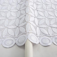 Tela De Encaje Africano Guipure Con Lentejuelas Soluble En Agua Para Mujer Vestidos De Boda Y Fiesta TY3607 100% Poliéster 120CM - details 12